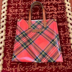 Dooney & Bourke Tartan/Plaid Small Lunch Tote